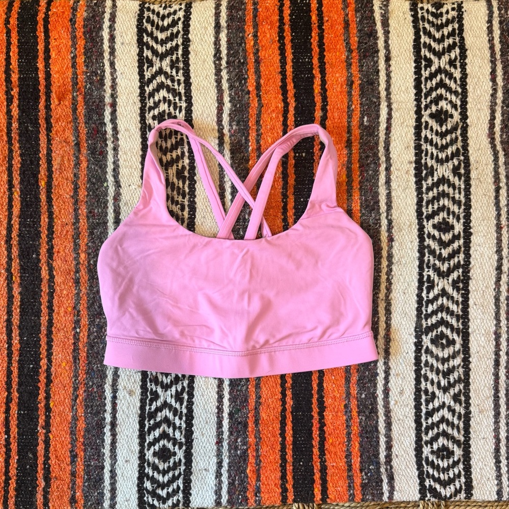 pink lululemon sports bra